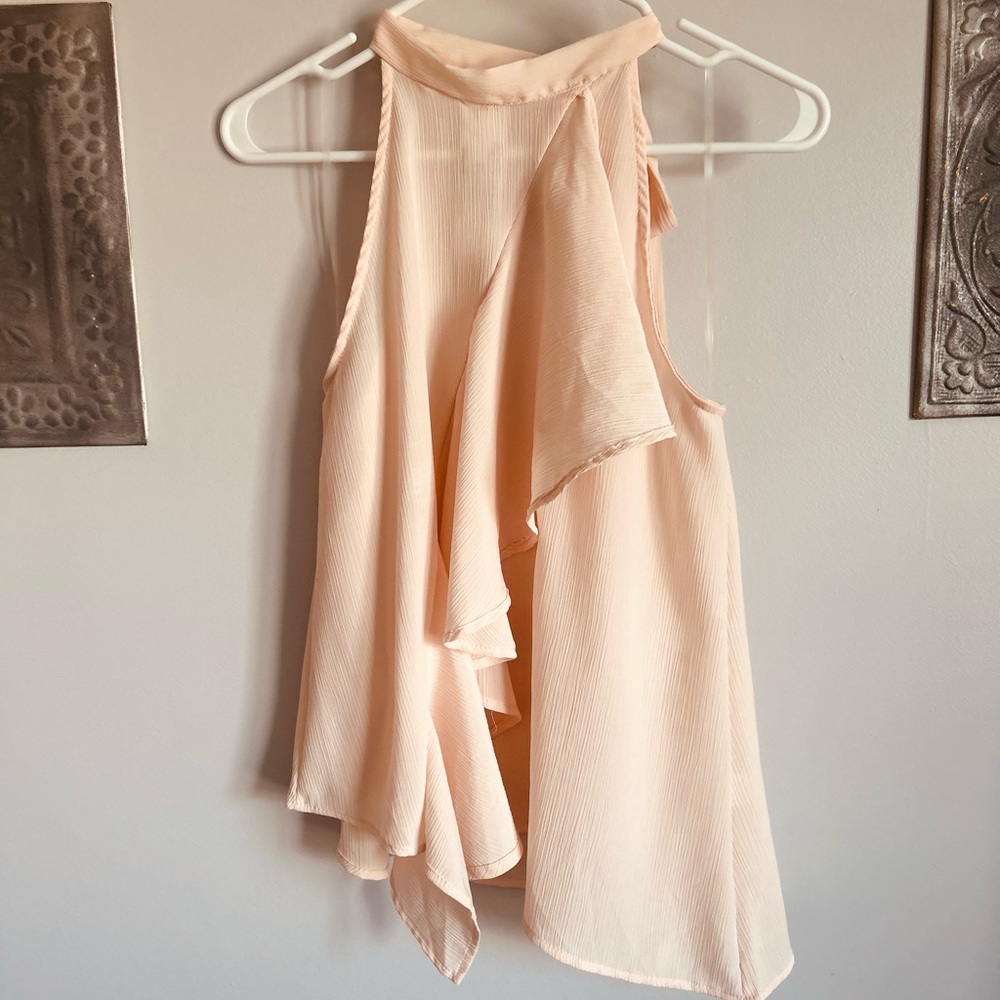 RUFFLE MOCK FLUTTER TOP